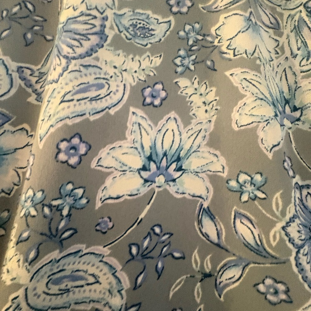 Lucky Brand Blue Paisley Midi Dress - Picture 3 of 5